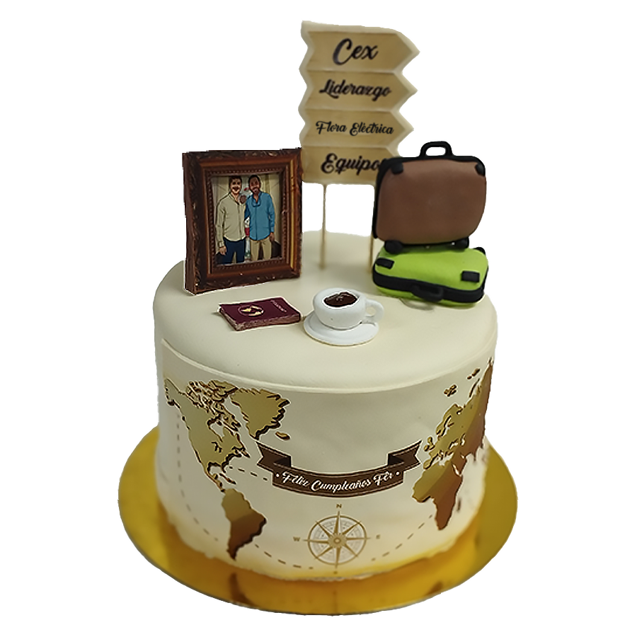torta de chocolate para cumpleaños