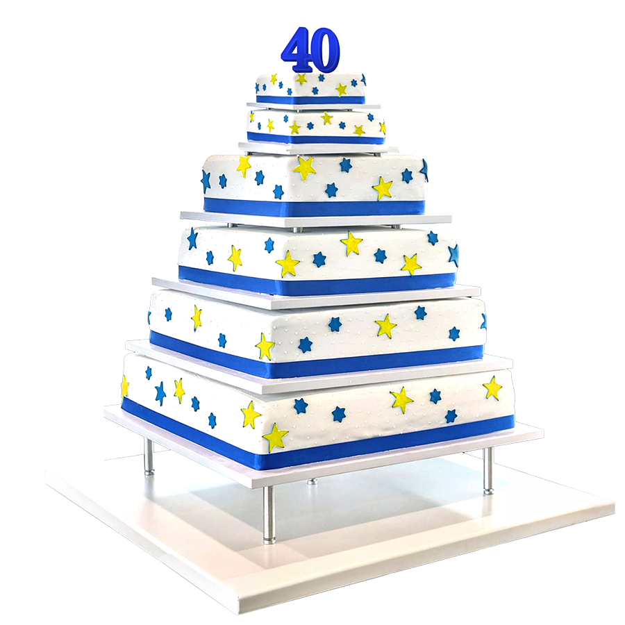 torta de amapola con apstillaje