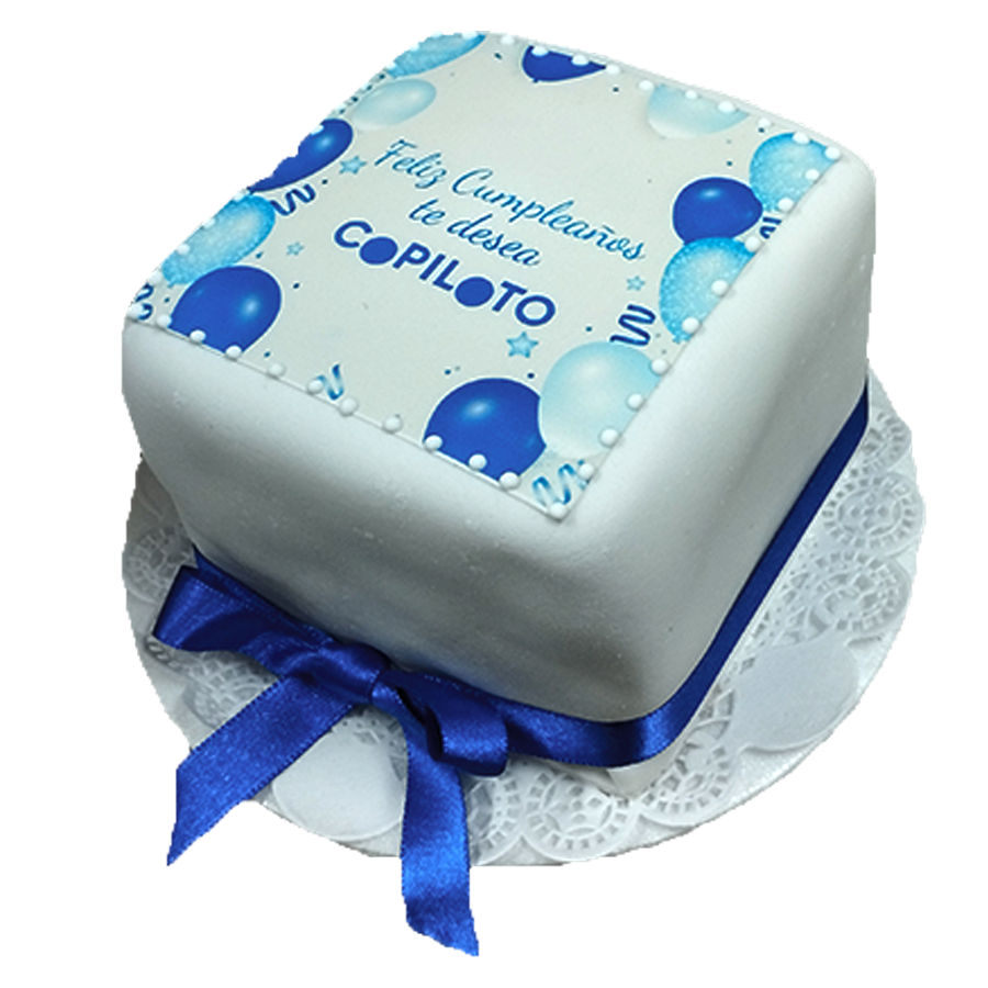 torta personalizada para colaboradores